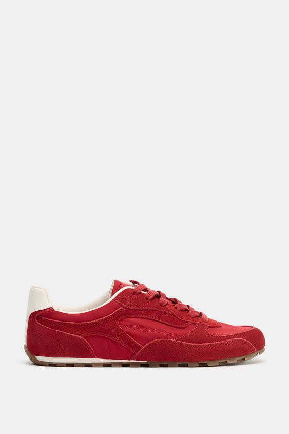 LEATHER TRAINERS | Zara UK