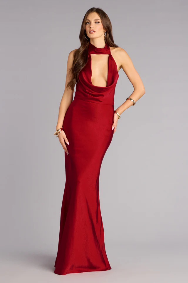 Vera Satin Mermaid Formal Dress | Windsor Stores