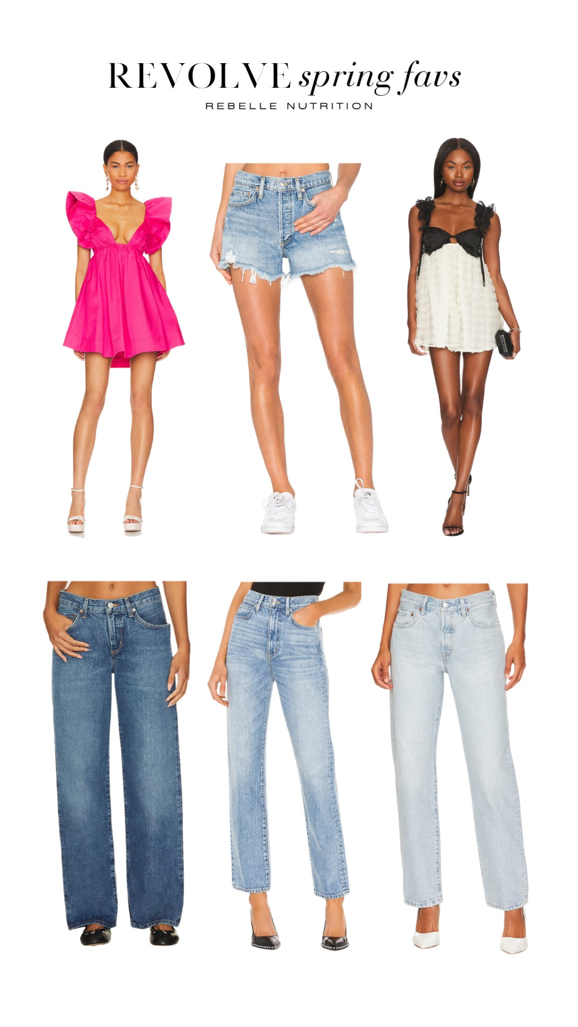 Spring favorites from Revolve! Dress my favorite denim up or down, plus I’m obsessed with these For Love & Lemons dresses! All are in stock now, get them while you can

Spring denim, spring jeans, spring shorts, high waisted jeans, light wash jeans, dark wash jeans, jean shorts, denim shorts, cutoff denim shorts, split hem jeans, trendy jeans, AGOLDE jeans, AGOLDE shorts, Levi’s jeans, SLVRLAKE jeans, trendy jeans, For Love and Lemons dress, For Love and Lemons mini dress, puff sleeve dress, rosette dress, coquette dress, coquette trend, balletcore trend, cocktail dress, pink dress, rose dress 

#LTKstyletip #LTKSeasonal
