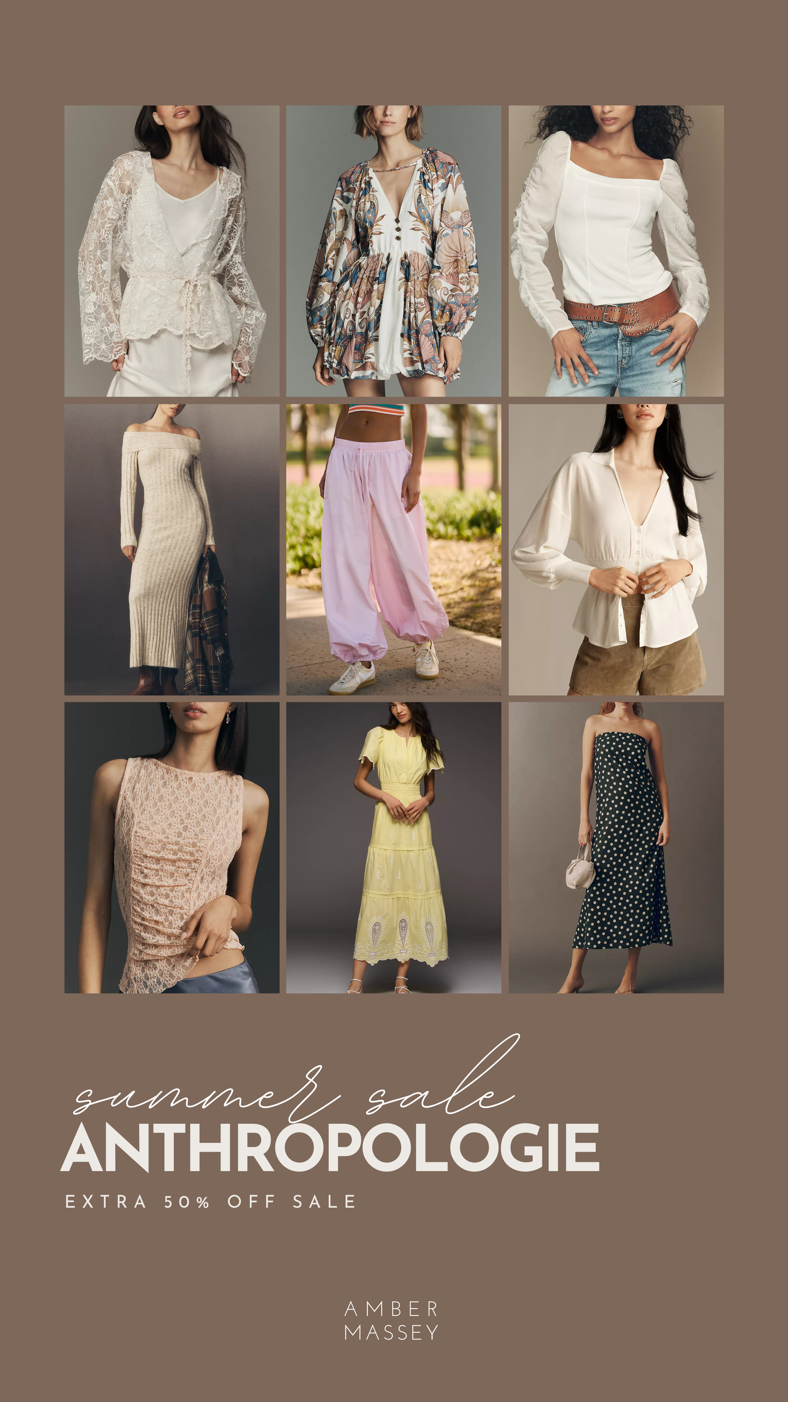 anthropologie summer sale- extra 50% off! 

anthropologie, on sale, summer sale, summer styles 

 #LTKSeasonal #LTKSaleAlert