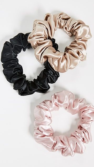 Set of 3 Large Silk Scrunchies | Shopbop