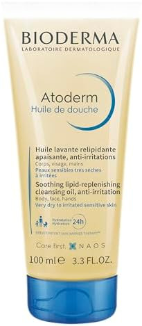 Amazon.com: Bioderma - Atoderm - Shower Oil - Moisturizing and Nourishing Body and Face Wash - fo... | Amazon (US)