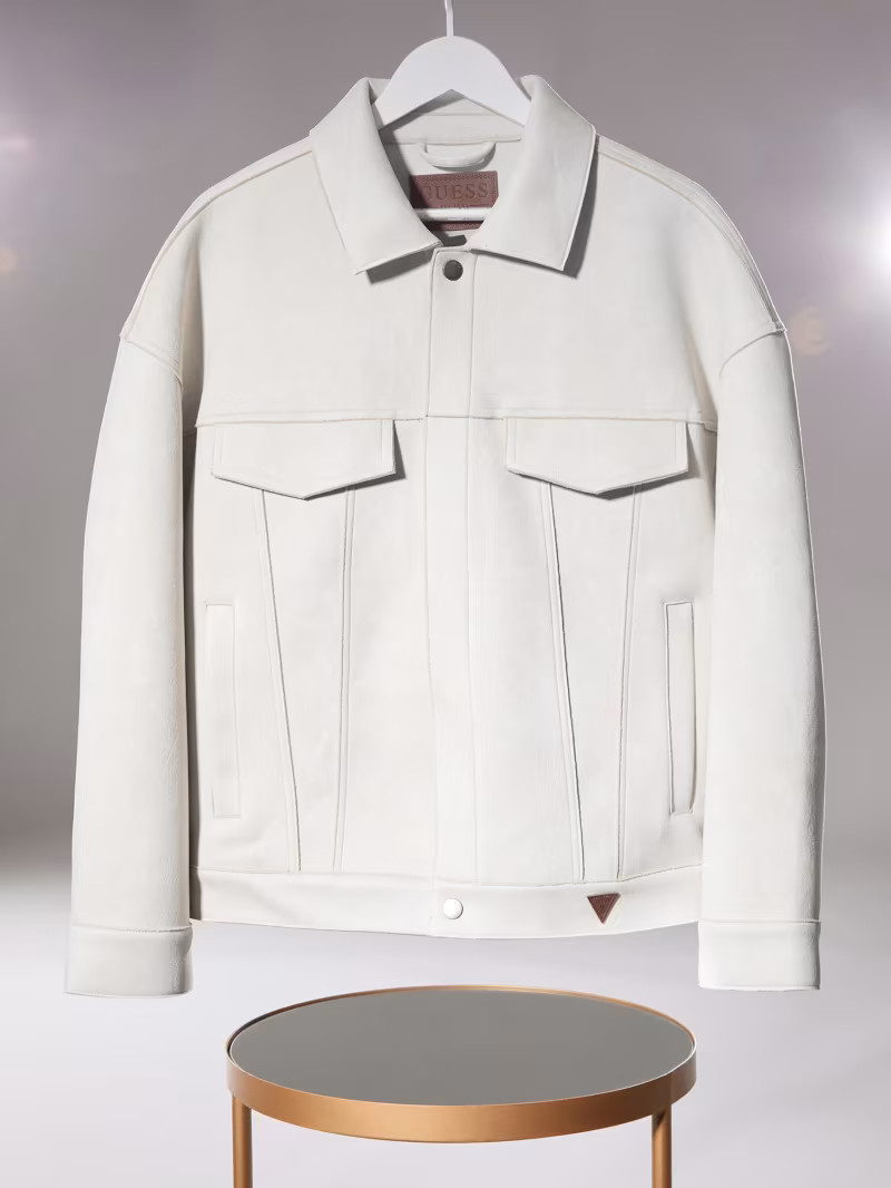 Baldwin Faux-Suede Trucker Jacket | Guess US | Guess (US)