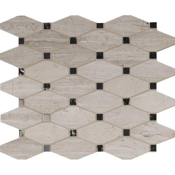 Bayview Elongated Octagon 12" x 18" Mosaic Tile | Wayfair North America