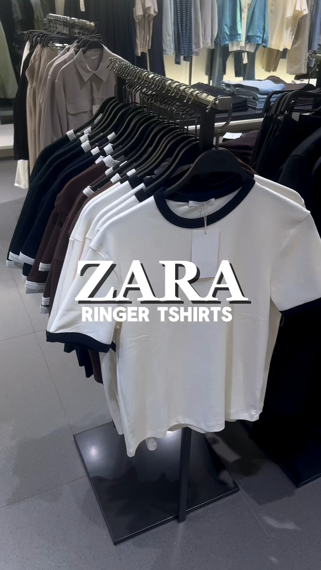 ZARA ringer tshirts. Step up from a plain white tee if you wanted something extra and all for under $29

#LTKFindsUnder50 #LTKMens #LTKStyleTip
