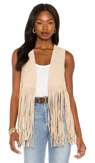 Sonia Vest in Taupe | Revolve Clothing (Global)