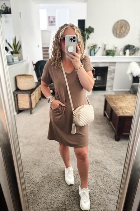 Casual summer dress with a nude crossbody bag and neutral sneakers. I’m wearing a small in this dress, fits TTS

// Summer outfits 2024, summer dresses, floral summer dress, wedding guest dress, mom outfit ideas, summer outfit amazon, Amazon outfit ideas, casual outfit ideas, spring outfit inspo, casual fashion, amazon summer fashion, amazon casual outfit, cute casual outfit, outfit inspo, outfits amazon, outfit ideas, amazon shoes, Amazon bag, purse, size 4-6, casual summer outfits, casual outfit ideas everyday, summer fashion #ltkfindsunder100 

#LTKShoeCrush #LTKStyleTip #LTKFindsUnder50