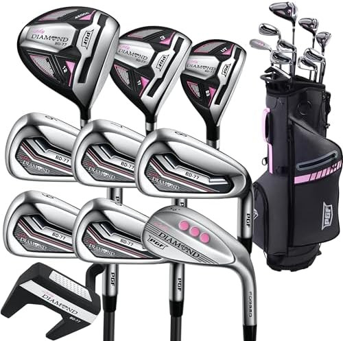 PGF Labs BD-77 Complete Golf Club Package Set for Men & Women [14-Pieces] [Flex: Regular] | Amazon (US)