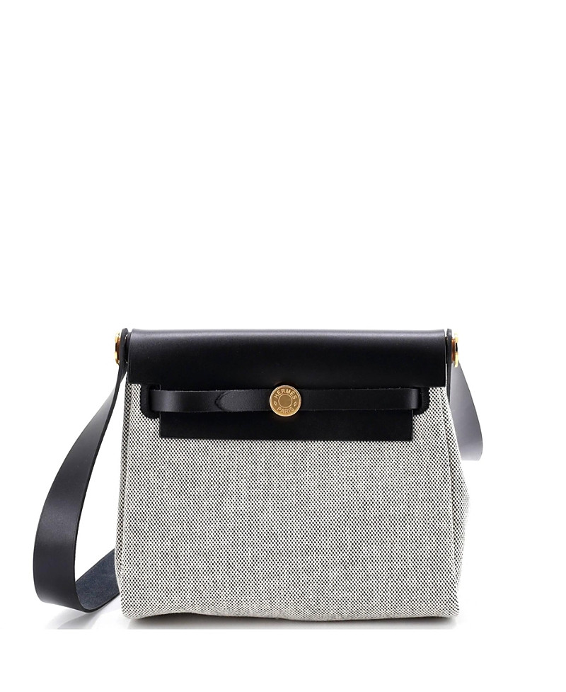 Pre-Owned HERMES 20 Herbag Zip Toile and Leather | Bloomingdale's (US)