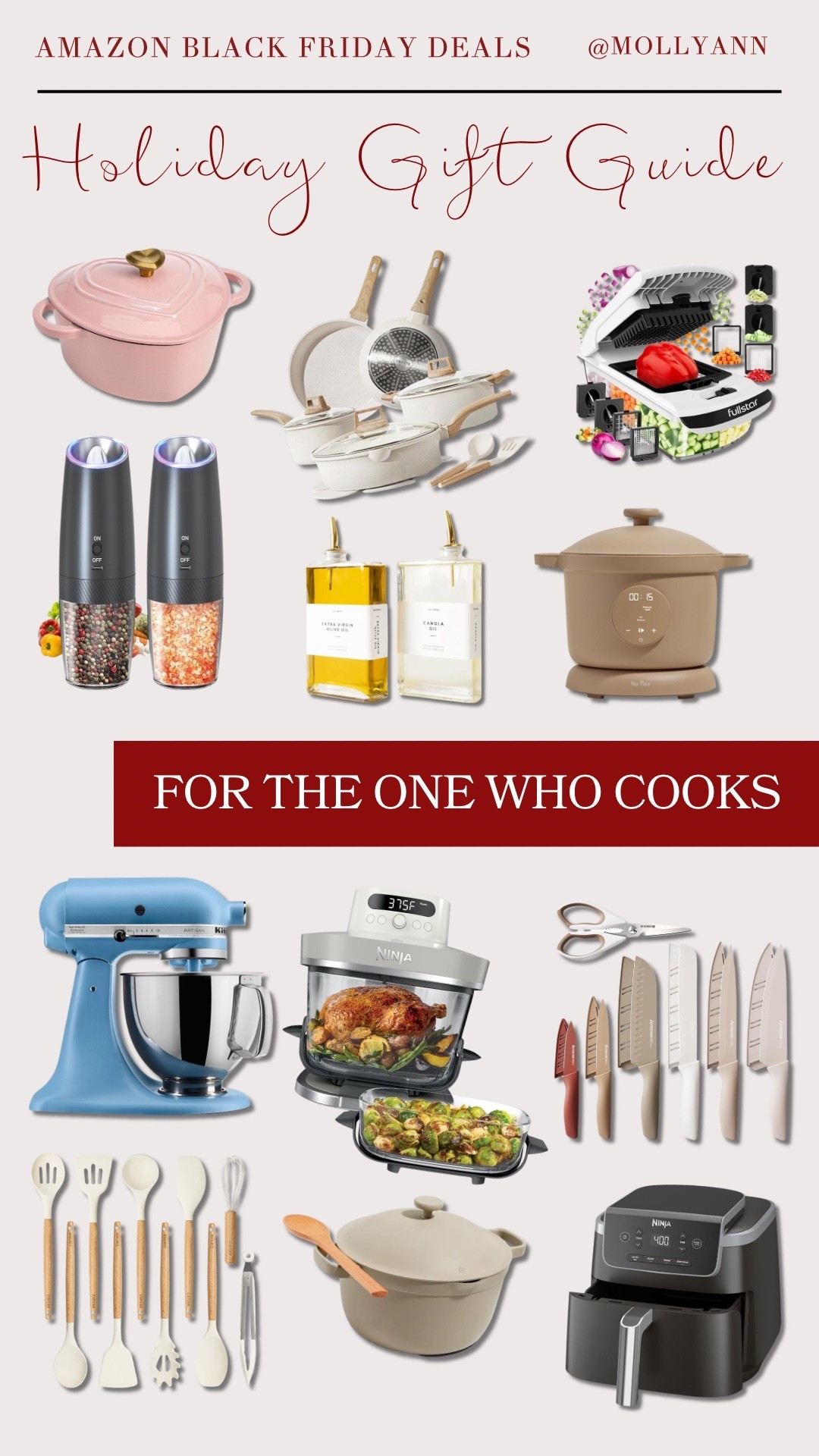 Amazon Black Friday deals! Holiday gift guide for the one who cooks! 

#LTKSaleAlert #LTKGiftGuide