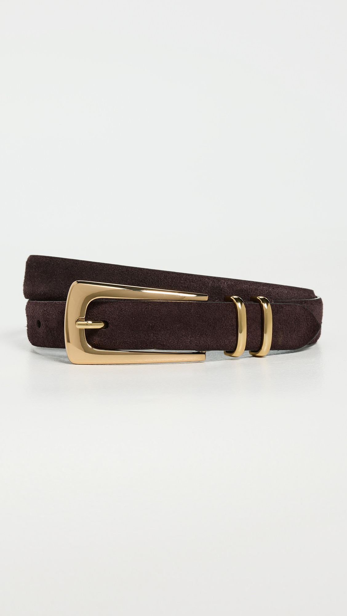 Madewell Elongated Buckle Belt Coffee Bean L | Shopbop