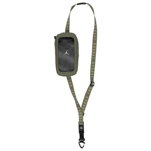 Jordan Mens Jordan FLIGHT PHONE CROSSBODY - Mens Medium Olive/Black/White Size One Size | Champs Sports