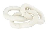 Creative Co-Op 13" L Decorative Marble Figurine Chain Link, White (AH1041) | Amazon (US)