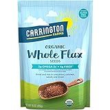 Carrington Farms Organic Whole Flax Seed, Gluten Free, USDA Organic, 15 Ounce (Pack of 6) | Amazon (US)