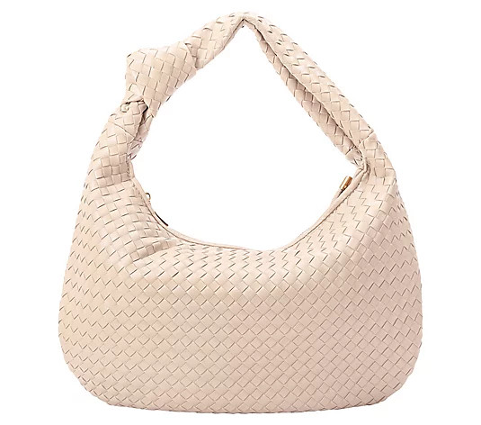Melie Bianco Brigitte Faux Leather Shoulder Bag - QVC.com | QVC