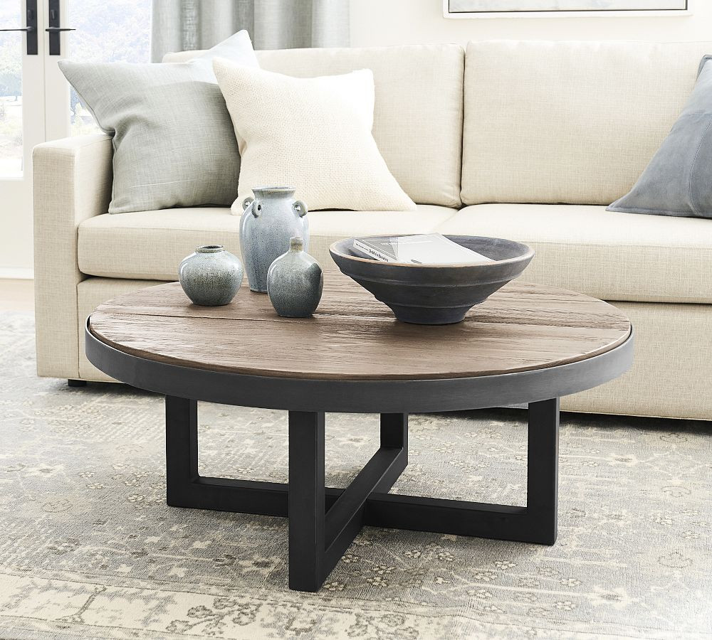 Thorndale Round Reclaimed Wood Coffee Table (39") | Pottery Barn (US)