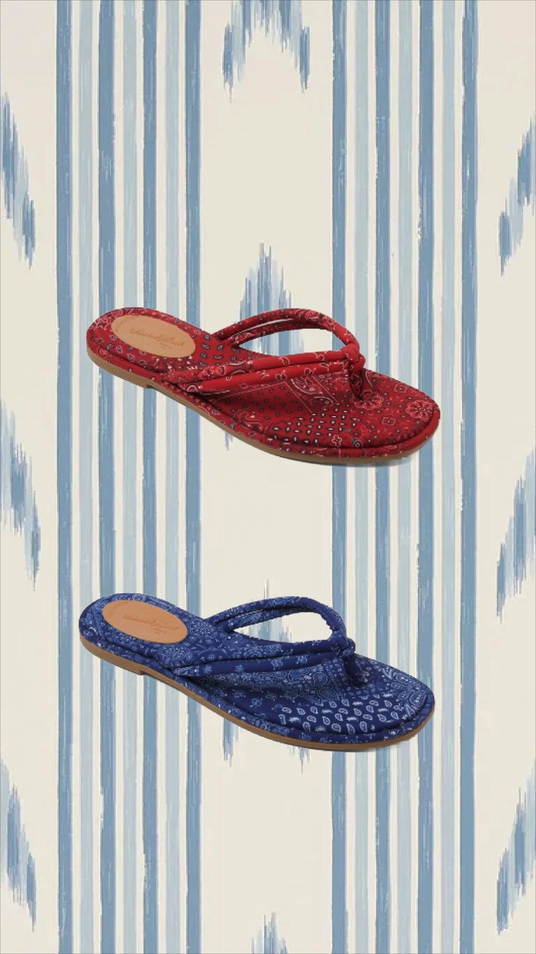 Target bandana print sandals!