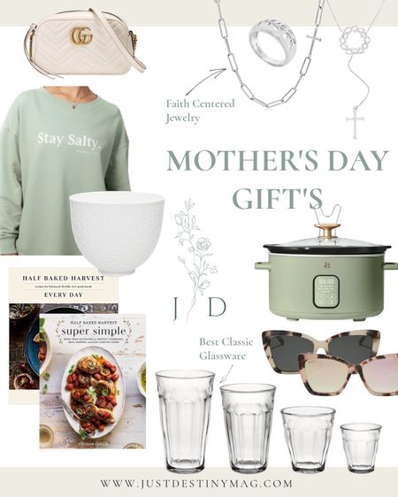Mother’s Day gifts in shades of green! Love these picks this year! 

My favorite is the sweatshirt becauseof the message!
I also love the jewelry. Love wearing faith based jewelry. 
I also use those glasses everyday and always love to stock up on more :) 

So many favorites for your favorites.

#LTKGiftGuide #LTKSeasonal #LTKhome