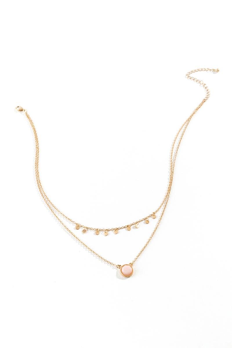 Candice Circle Layered Necklace | Francesca’s Collections
