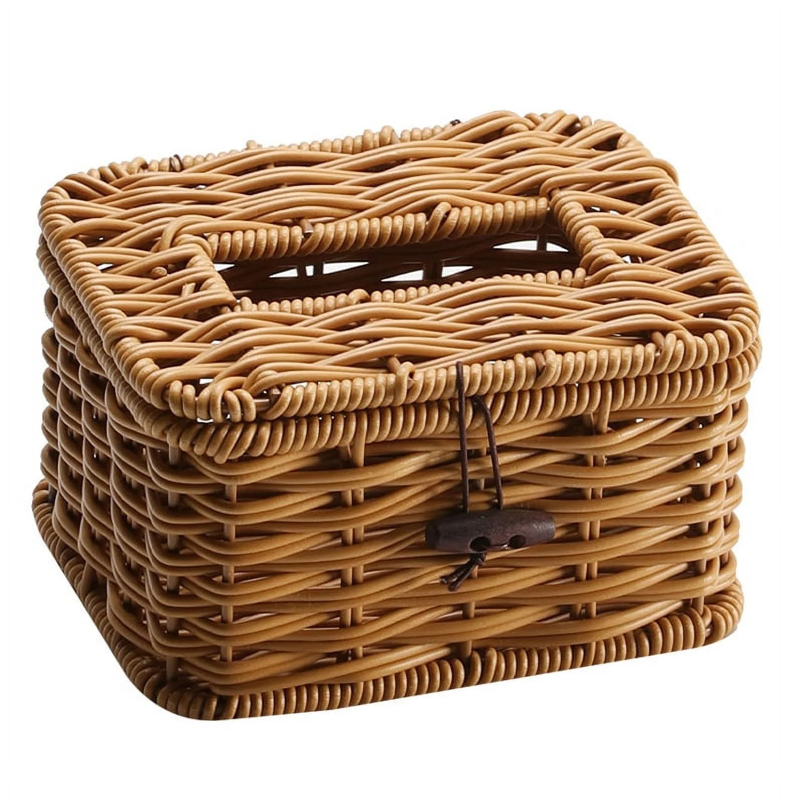 Tissue Box Cover Large Rectangle Tissue Box Rattan Tissue Box Holder Woven Tissue Holder Decorati... | Walmart (US)