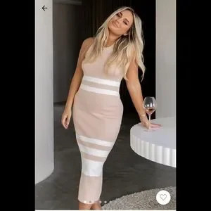 Vienna Striped Midi Dress | Poshmark