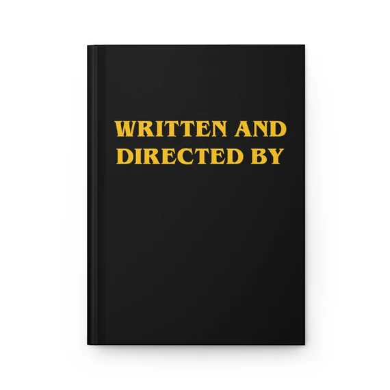 Film Buff Gift Idea | Movie Lover Journal | Written and Directed By Notebook | Screenwriter or Filmm | Etsy (US)