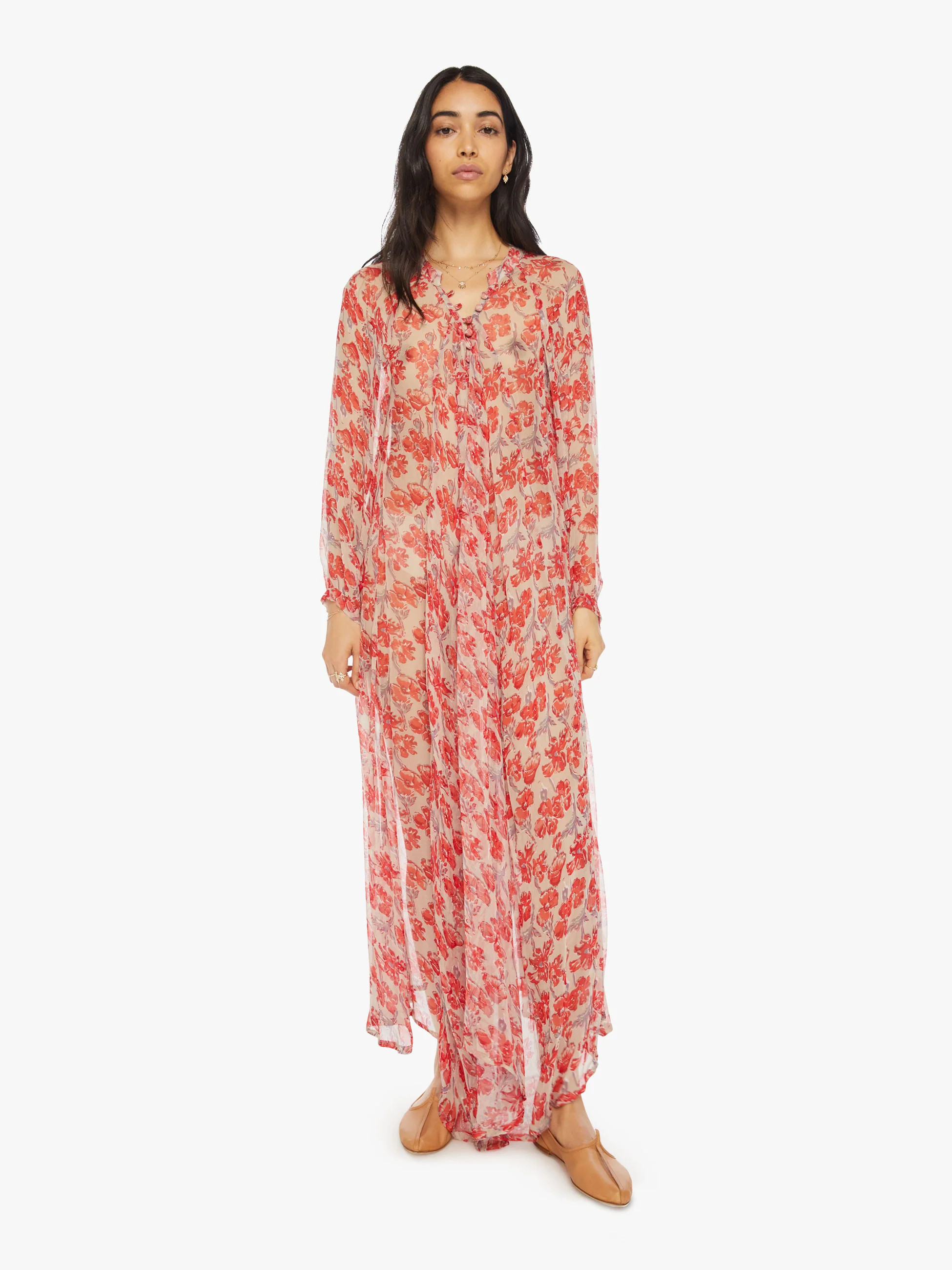 Natalie Martin Fiore Maxi - Watercolor Dove | Mother Denim