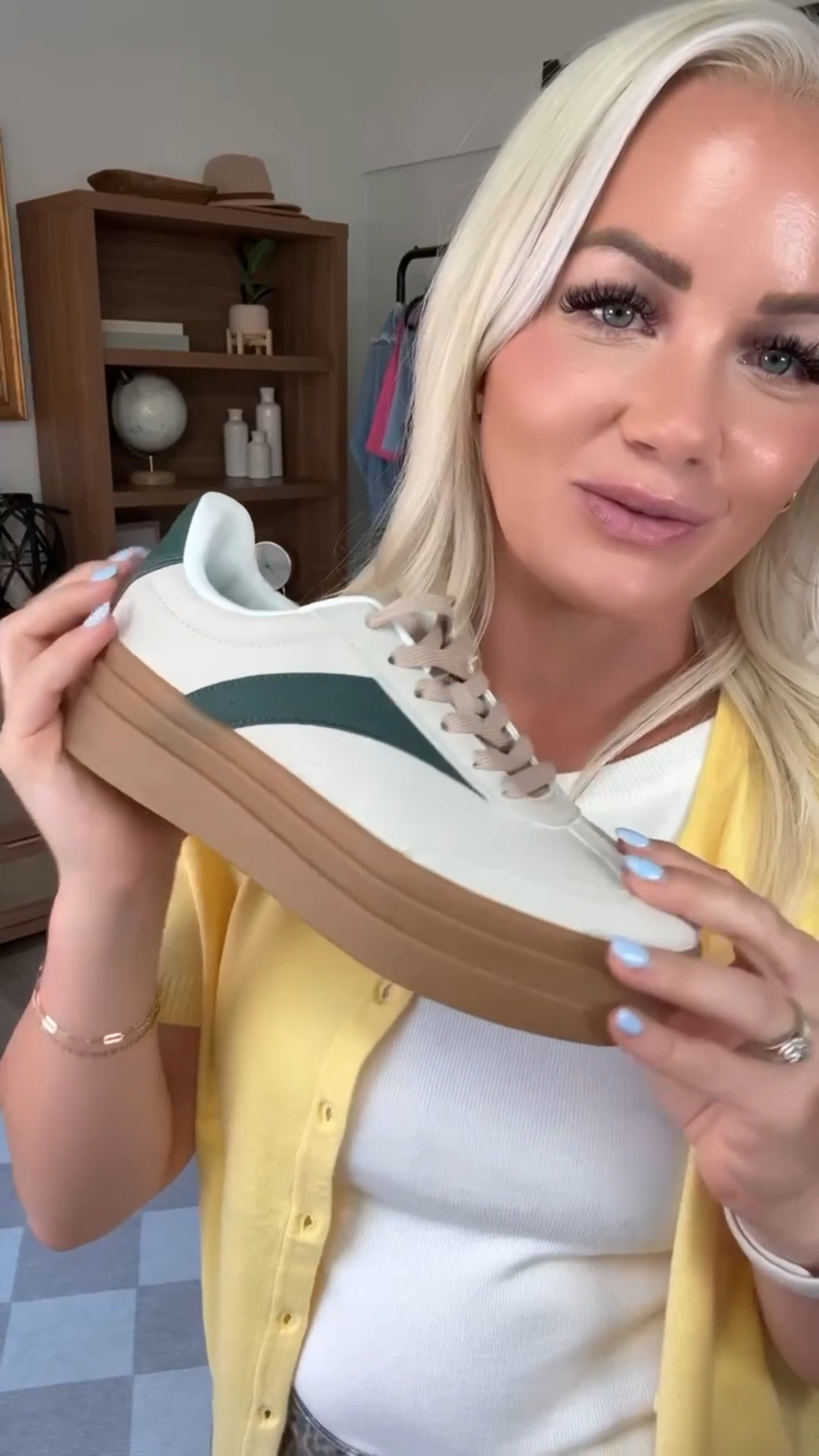 I’m loving these women’s platform sneakers, they’re super comfy for walking and come in both green + beige, white and burgundy. Perfect for adding style to any casual outfit while staying comfortable all day. My go-to picks for fresh, everyday looks!

#LTKStyle #PlatformSneakers #SneakerObsessed #CasualFashion #OOTD #ComfortFirst 

 #LTKFindsUnder50 #LTKStyleTip #LTKShoeCrush