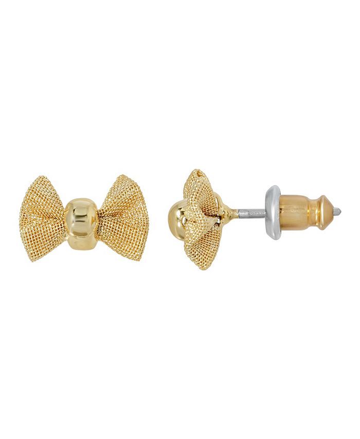 2028 Gold-Tone Small Bow Stud Earring & Reviews - Earrings - Jewelry & Watches - Macy's | Macys (US)