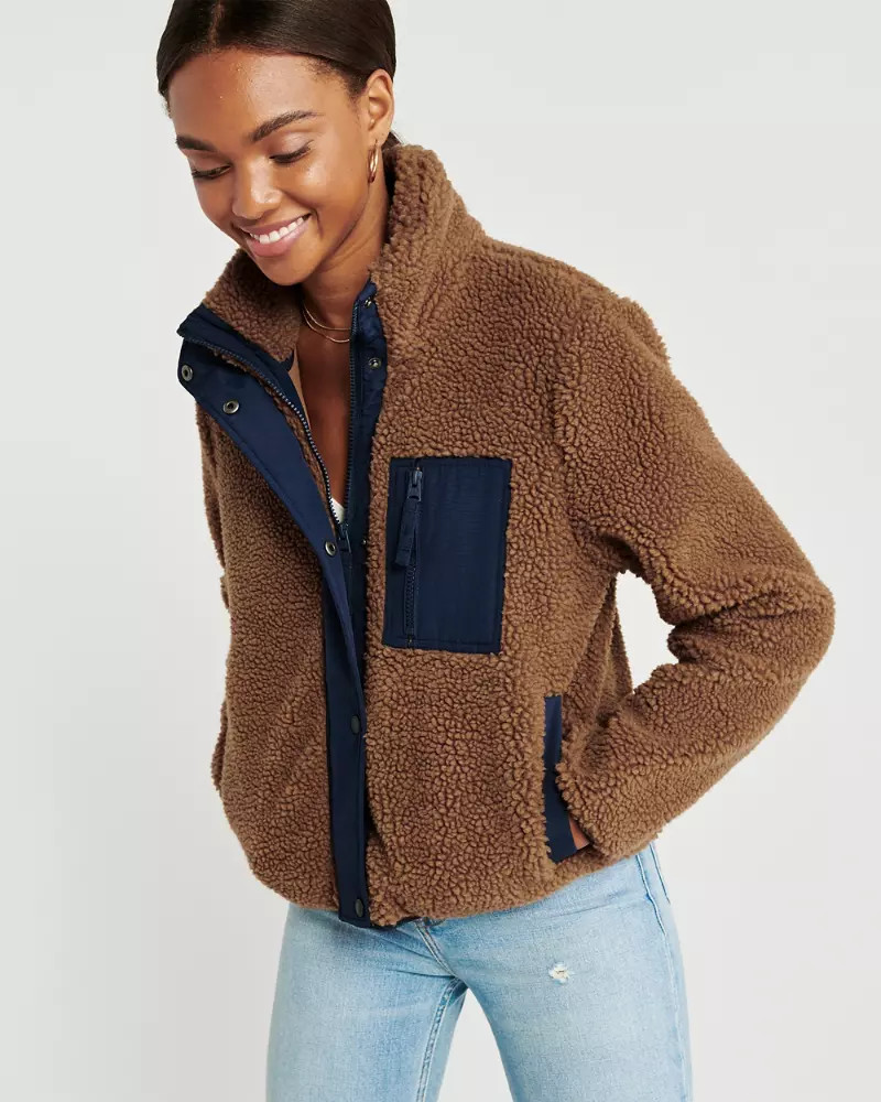 Sherpa Full-Zip | Abercrombie & Fitch US & UK