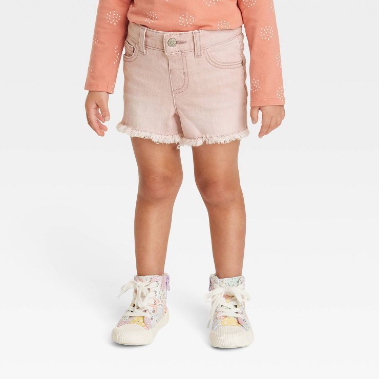 Toddler Girls' Cut-Off Shorts - Cat & Jack™ Pink | Target