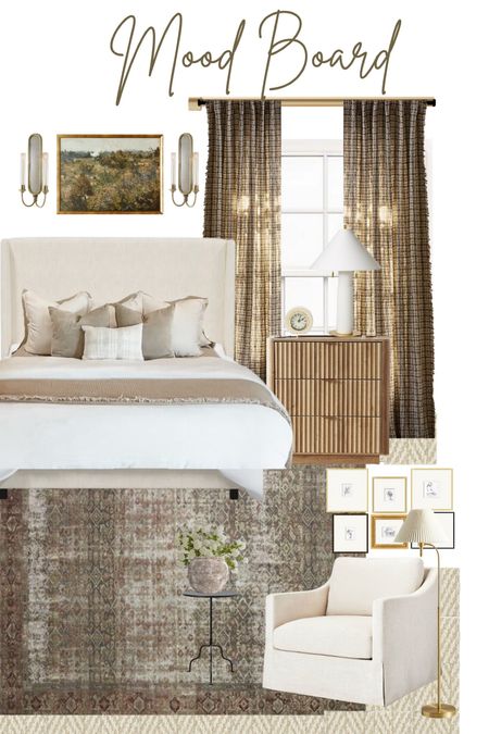 Light but Moody 💕

Bedroom mood board, gallery wall, Tilly bed, upholstered bed, salmon and moss rug, Loloi rugs, over sizes nightstands, Target home, home decor, Afloral, spring florals, sconces, Target bedding, Casaluna, studio McGee, tweed curtains, reading lamp, fluted lampshade.

#LTKfindsunder100 #LTKhome #LTKSeasonal