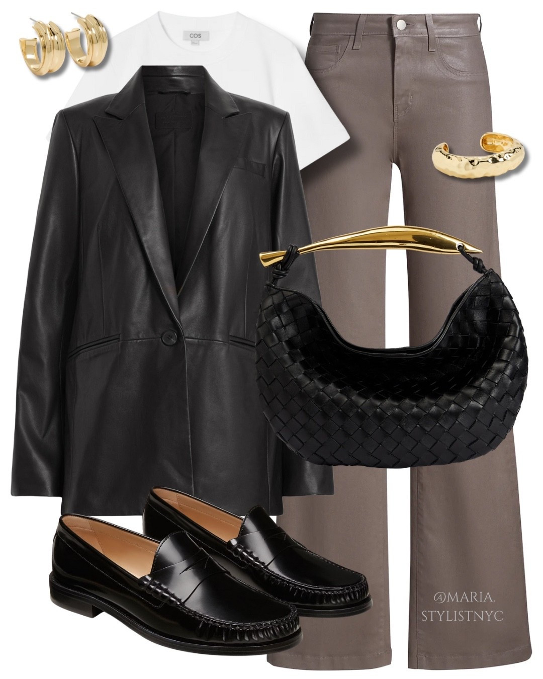 Leather Blazer + Taupe Jeans + Black Loafers 🖤💫✨

#LTKItBag #LTKWorkwear #LTKStyleTip