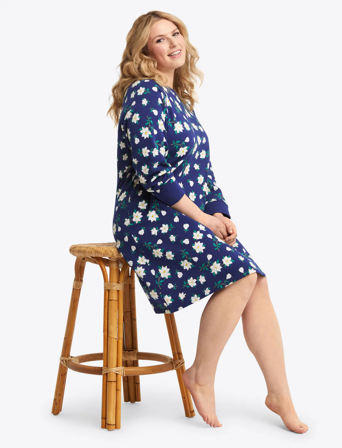 Natalie Sweatshirt Dress in Magnolia | Draper James (US)