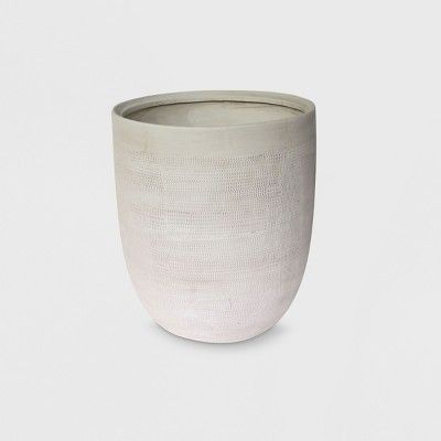 14" Textured Ceramic Planter White - Project 62™ | Target