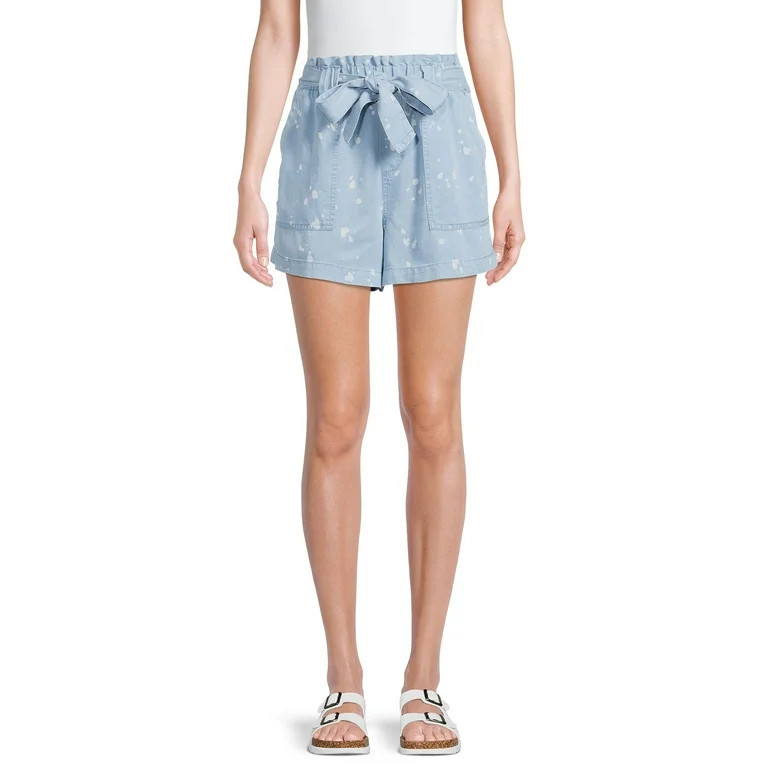 Time and Tru Women's Tencel Shorts - Walmart.com | Walmart (US)