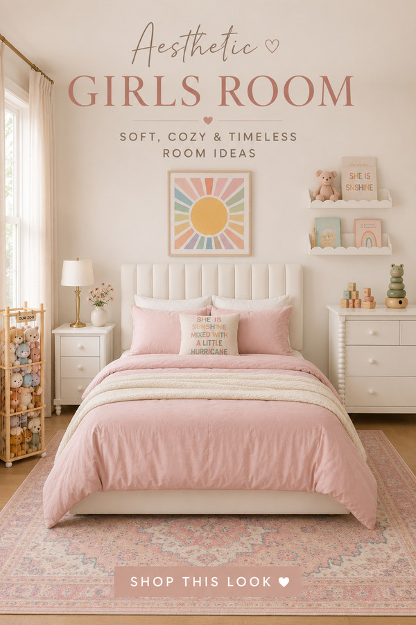 Creating a soft and cozy girls room