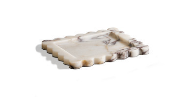 Bleeker Marble Rectangular Catchall Tray | Manhattan Home Design