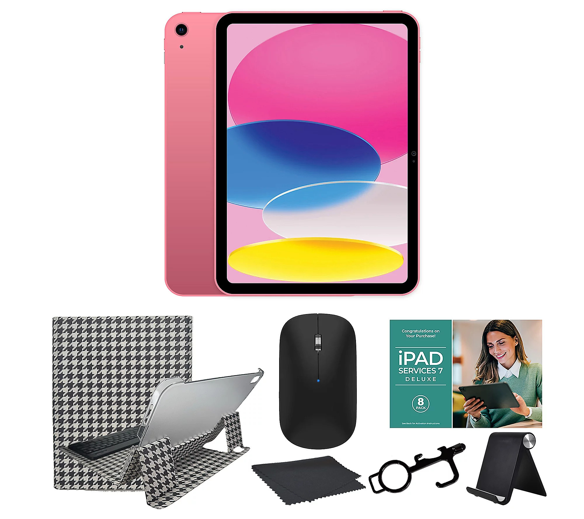 Apple 10.9"" iPad 256GB w/Bluetooth Keyboard and Accs. | QVC