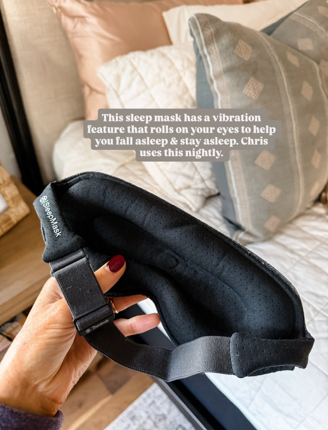 Chris uses this sleep mask every night to go to sleep! It vibrates, and it’s currently on sale!

Loverly Grey, men’s gift ideas, gift ideas for him, husband gift ideas, sleep mask 

#LTKMens #LTKGiftGuide