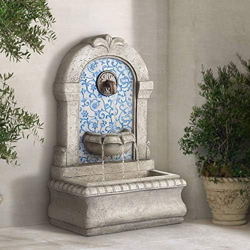 John Timberland Manhasset Outdoor Wall Water Fountain 30 1/4" High Free Standing Tiered for Yard ... | Amazon (US)