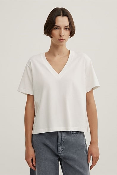 V Neck T-Shirt | Witchery (AU)