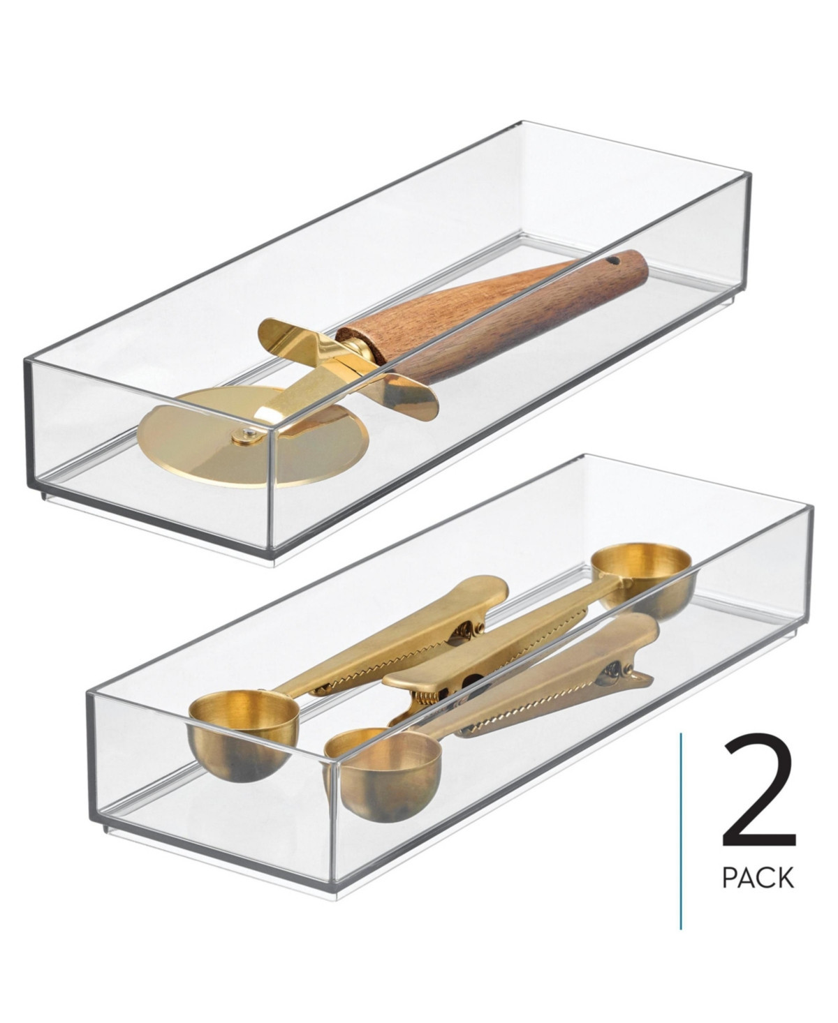 iDesign Clarity Drawer Organizer - Clear | Macy's