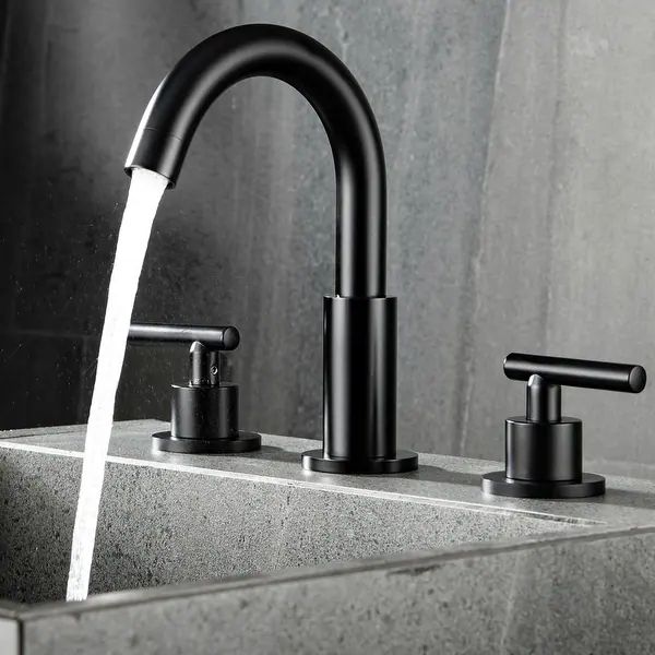 Two Handles Widespread Bathroom Sink Vessel Faucet - On Sale - Overstock - 32649211 | Bed Bath & Beyond