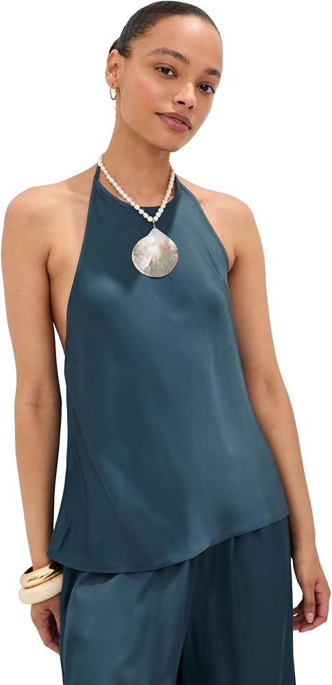 LE BOP Women's Greer Satin Top | Amazon (US)