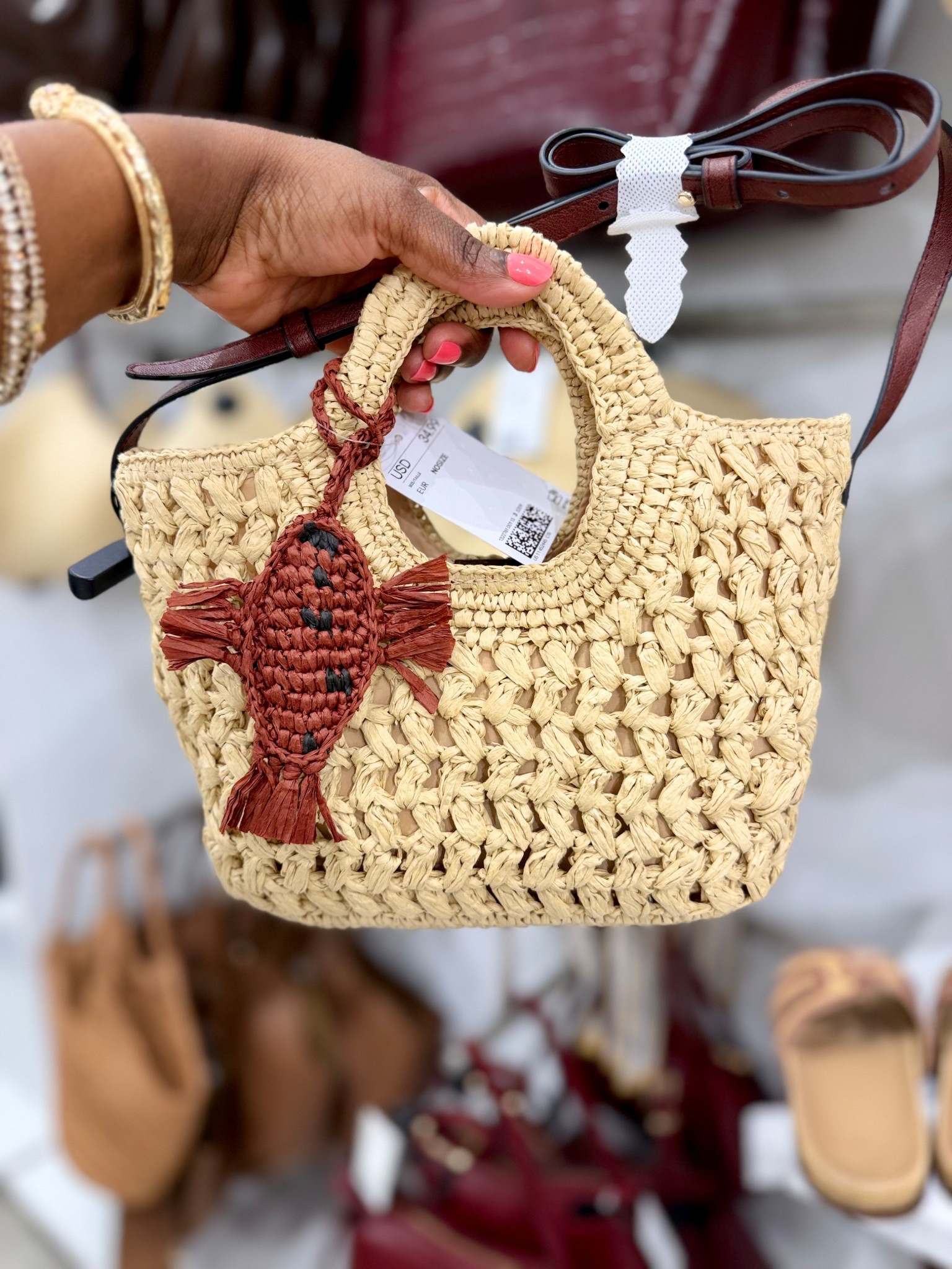 A fun handbag for Spring and your next bag for vacation! Comes with the cutest little fish bag charm. 

#LTKMothersDay #LTKSeasonal #LTKgrwm