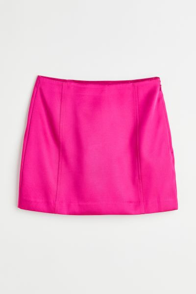 Mini Skirt | Hot Pink Skirt | Skirt Set | Matching Sets | Skirt And Sweater With Skirt With Sweater | H&M (US + CA)
