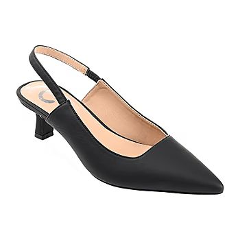 Journee Collection Womens Paulina Pointed Toe Spool Heel Pumps | JCPenney