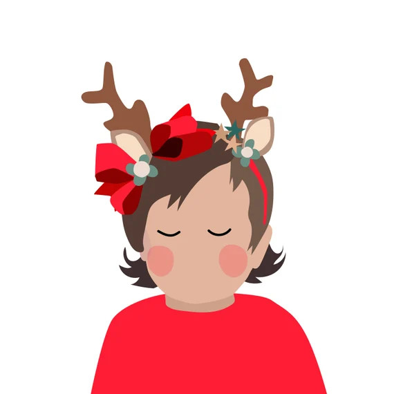 Custom Christmas Face Portrait | Etsy (US)