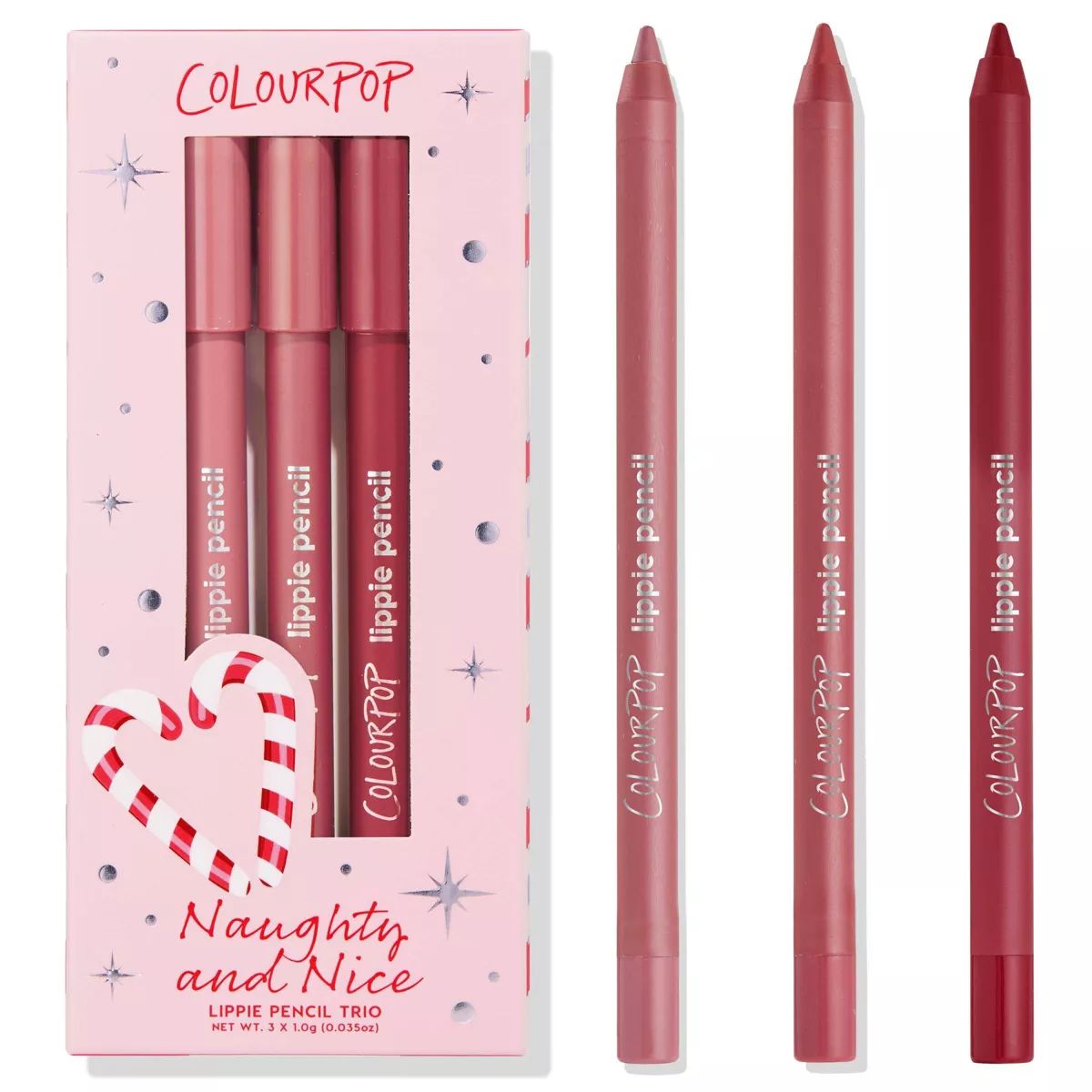 ColourPop Naughty and Nice Lippie Pencil Lip Makeup Trio Gift Set - 0.105oz/3pc | Target